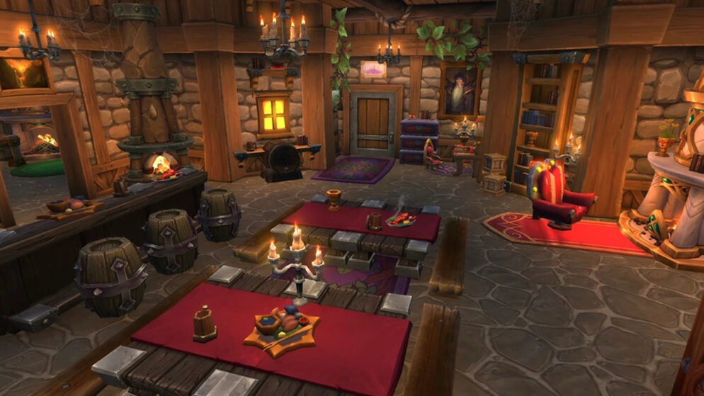 В домах игроков в WoW Midnight будет множество комнат