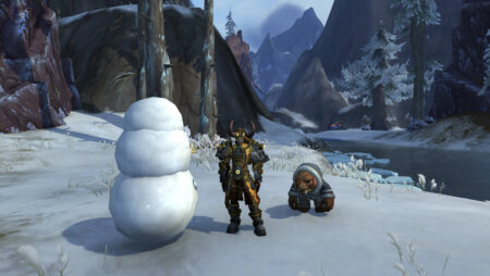 Как сделать снеговика в WoW?