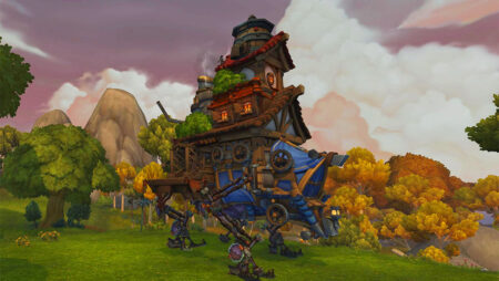 Дома в WoW: игрок построил избушку на ножках в виде питомца